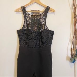Black Lace Leifsdottir Jumpsuit sz 0